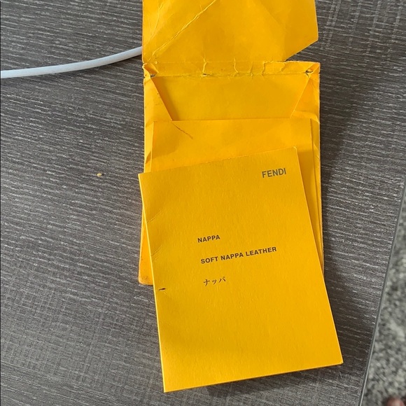 Fendi brown multicolour nappa leather - Picture 4 of 7